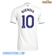 Camisa de time de futebol Aston Villa Emiliano Buendia #10 Replicas 3º Equipamento Feminina 2025-26 Manga Curta